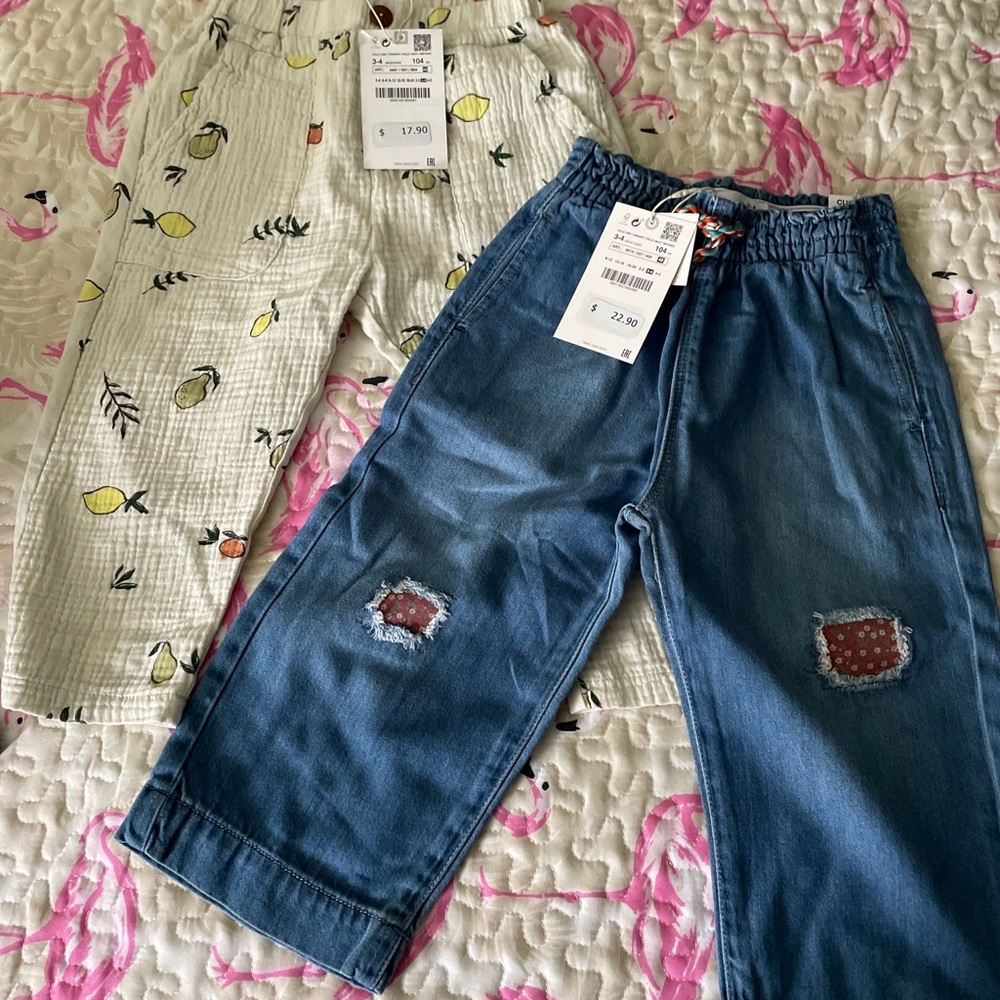 (SOLD)ZARA Baby Girl NWT $41 Size 3T-4T
